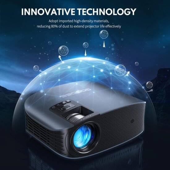 GooDee Projector 4K With WiFi And Bluetooth