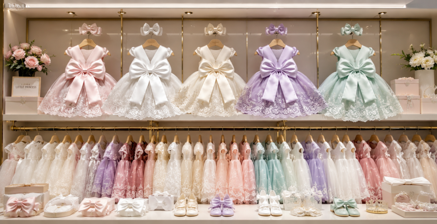 Toddler baby girls' first Birthday dresses