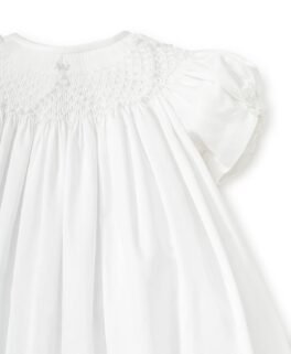 Precious 100% Premium Pima Cotton Infant Baptism Baby Girl christening Gown with Bonnets - Image 4