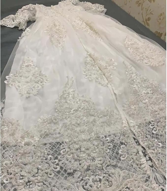 Heirloom & Royal Focus: Lace Baptism Dress for Baby Girl (0–24M) 6 dress for baby girl